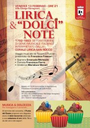 Venerdì 13 febbraio 2015 - Zola Predosa (BO) - "Lirica e Dolci Note"
