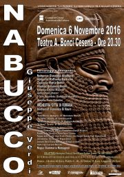 Domenica 6 novembre - Cesena (FC) Teatro Bonci- Nabucco